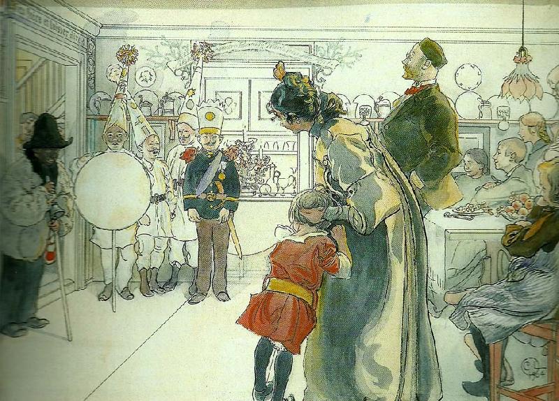 Carl Larsson stjarngossar oil painting picture